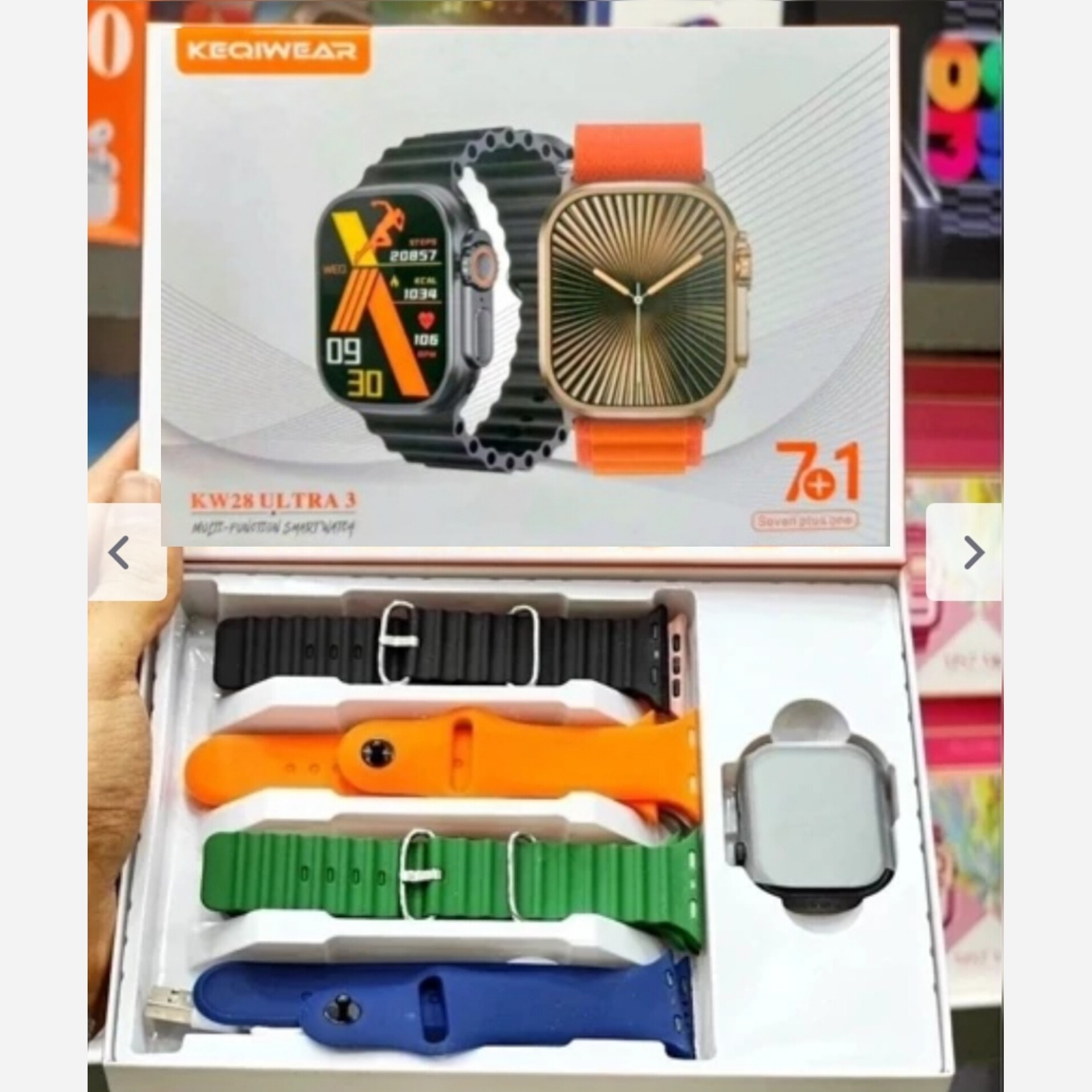 ساعت هوشمند برند KEQIWEAR مدل KW28 Ultra 3