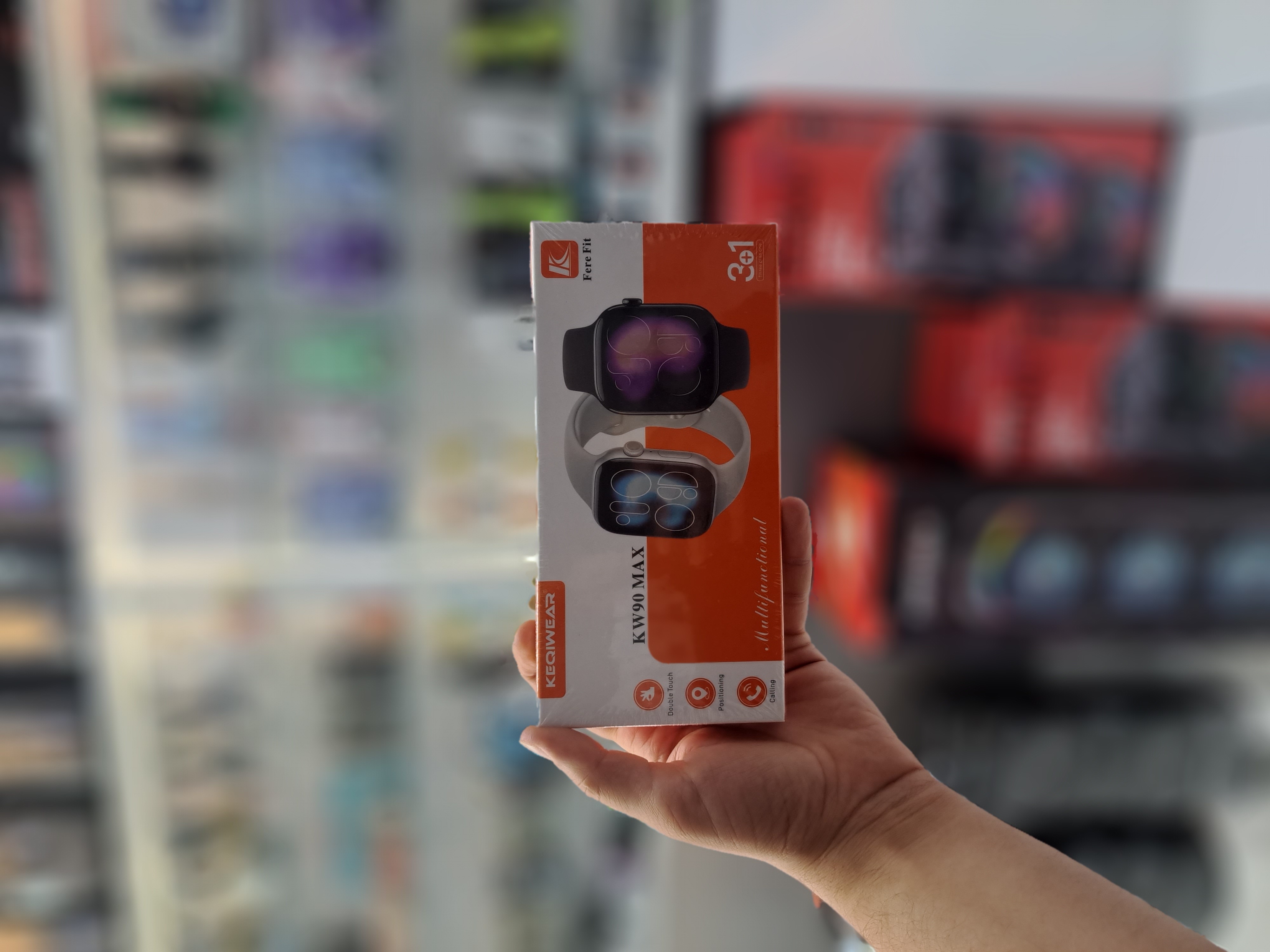 ساعت هوشمند برند KEQIWEAR مدل kw 90 max